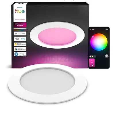 Philips Hue Slim Recessed Light L (White & Color Ambiance) - Brand New
