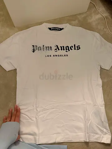 White 'Los Angeles' Graphic Unisex T-shirt, lightly used