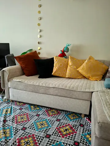 Sofa sets one L shape other one two seater