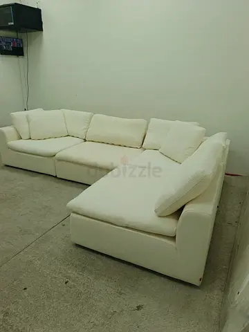 Expensive quality the one brand beige color sofa
