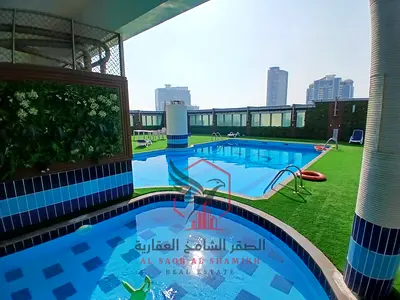 Free A/C and Parking | Gym, Pool & Kids’ Area | 2BHK | AED 55K | Al Majaz 2 | Al Majaz Corniche Khalid Lagoon | Open View | Spacious