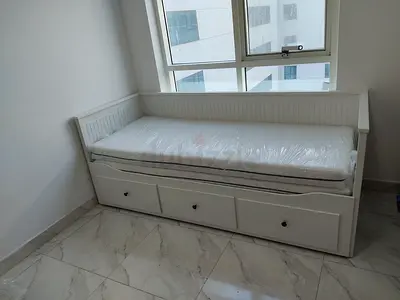 IKEA hamness daybed with 3 big storage drawers and 2 IKEA mattresses.