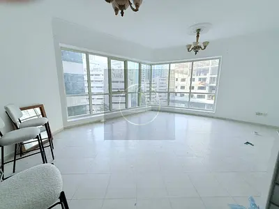 1-Bedroom Apartment for Annual Rent in Al Khan, Sharjah, with 2 Bathrooms, Free Gym, Pool, AC, Main