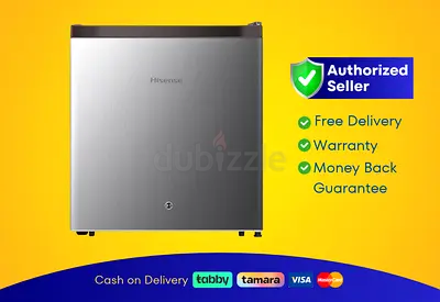 Hisense 60L Single Door Refrigerator, RR60D4ASU | New |  Warranty | FREE  Delivery