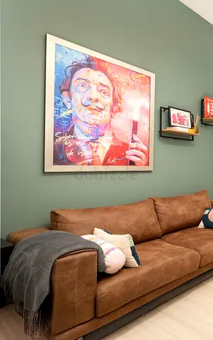Large Framed Salvador Dalí Pop Art Wall Painting — Perfect Condition