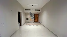 Two-bedroom apartment with a living room, excellent size, available for annual rent in Ajman, direct