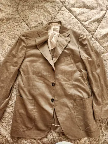 Cesare Attolini Napoli Handmade Summer Blazer – Cotton/Wool Taupe (Custom Fit)