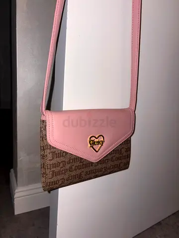 Juicy couture chestnut chino flat wallet crossbody bag