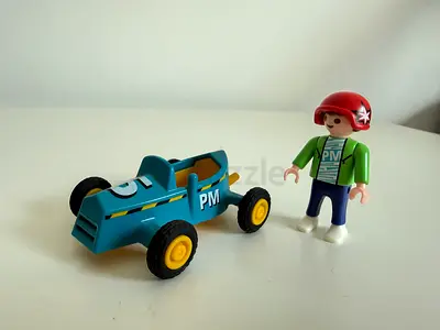 Playmobil Boy with Go-Kart #5382
