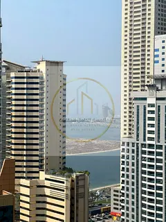 Spacious 2-Bedroom Apartment in Al Taawun | Two Balconies | Sea and Open Views | Parking, Gym and Po
