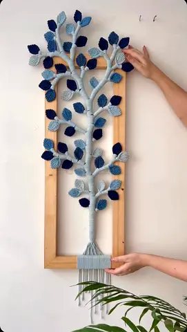 Macrame wall art tree