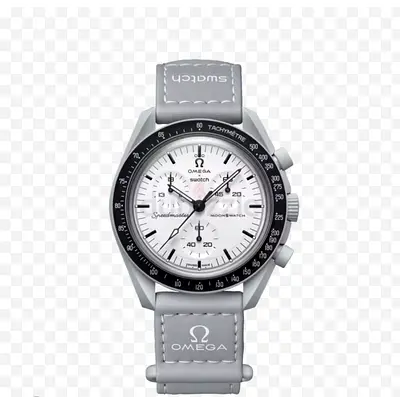 Omega x Swatch Speedmaster MoonSwatch - Grey/White Strap (Pre-owned)