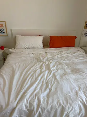 MALM Ottoman bed with storage, white, 180x200 cm