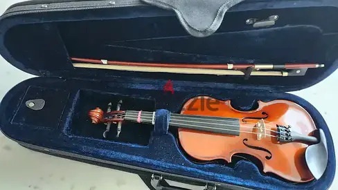 Beautiful Violin Set with Case - Perfect for Beginners! (Hofner Violin AS060 - 1/8 Size)