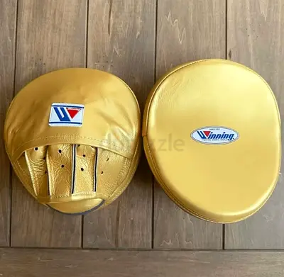 Winning Gold Focus Mitts / Boxing Punch Pads - Good Condition