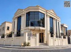 Villa for sale opposite a garden, including registration fees, electricity, water and air conditioni