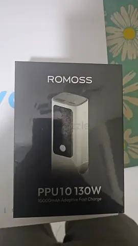 ROMOSS PPU10 PB 10000mAh 130W SMART DIGITAL DISPLAY 2xUSB-C IN 90W/OUT 100W + USB-A OUT 30W SILVER