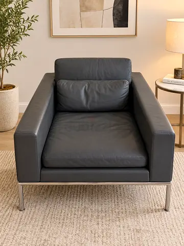 Genuine Italian Leather Armchair