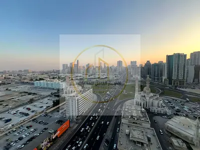 1BR Apt | Separate Living Room | Al Wahda St, Al Majaz 2 | Free AC | 1st Year AED 40,000