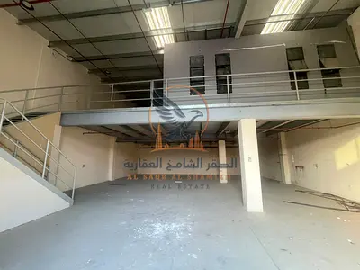 4,200 Sq. Ft. Mezzanine Warehouse with 2 Offices in Al Jurf 1, Ajman