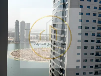 للايجار السنوي غرفة وصالة بمساحات واسعة في منطقة الخان بإطلالة بحرية وبلكونة وباركن مجاني