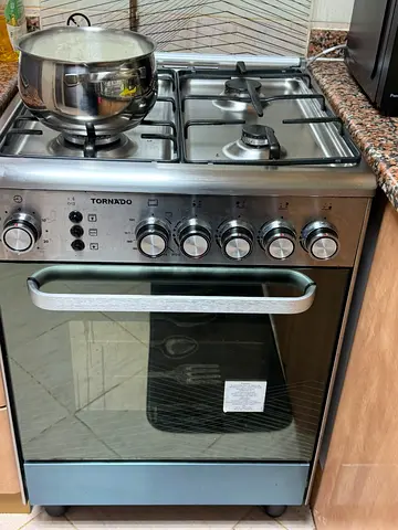 Tornado 60×60 cm Gas Cooker | 4 Burners | Oven Never Used