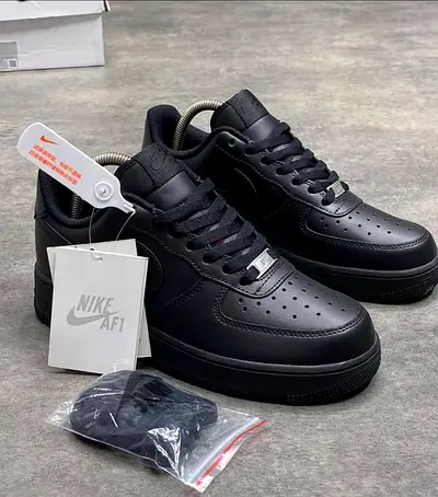 Black Nike Air Force 1 Low (Men's) - Brand New with Tags, Size (please ask)