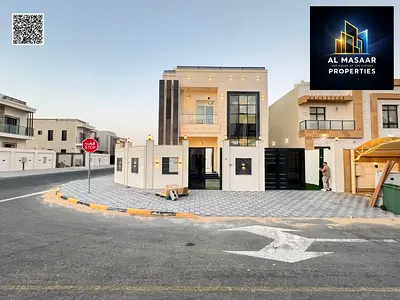 زاوية شارعين طابقين و روف مكيف مركزي السعر جدا ممتازتملك حر لجميع الجنسيات