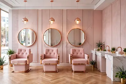 Ysolde Rose Gold Salon Fit-Out, Beauty Salon – Retreat