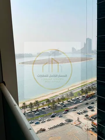 Waterfront Living | 2BR on 1st Line Al Taawun Corniche | 1 Month FREE | Chiller Free