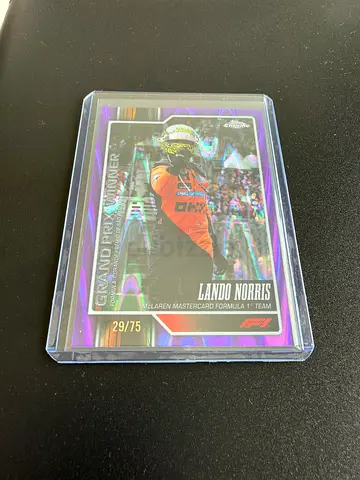 2026 Topps Chrome F1 Formula 1 Lando Norris Purple Refractor #/75