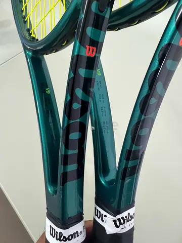 Wilson Blade V9 98inch 16x19 String pattern Grip Size 2 4 1/4 305g. Sold as pair.Good used condition