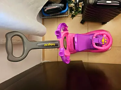 Pink toddler Push car