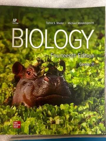 Biology grade 11 AP book