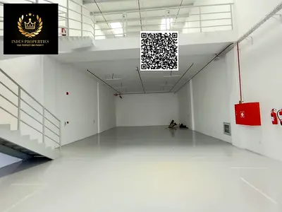 مساحة 2980 قدماً مربعاً || طابق أرضي + ميزانين || كهرباء 3 فاز (32 أمبير) || متاح للإيجار || مثالي للأنشطة الصناعية || منطقة الجرف الصناعية، عجمان