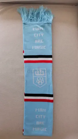 Manchester City vintage football scarf