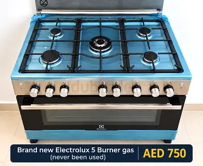 Brand New Electrolux 5-Burner Gas Cooker with Oven (Never Used)