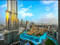 NO COMMISSION - 1 BEDROOM FOR ONE MONTH RENT WITH FULL BURJ KHALIFA AND FOUNTAIN VIEW