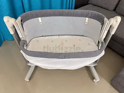 Jikel Electric Baby Crib with Remote Control – Grey