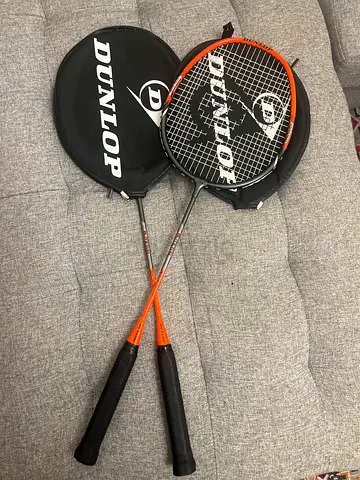 Almost new (never used) Dunlop Blitz T110 Badminton Rackets for cheap