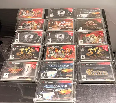 Nokia N-Gage Games Lot – 16 Games, Sealed (PAL Italian Edition with English) – Rare Collect