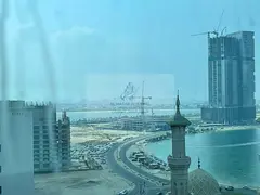 🌊 1-Bedroom Apartment with Full Sea Views in Al Mamzar | Free AC, Gym, Pool & Maintenance