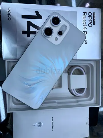 Oppo Reno14 Pro 5G - White, with box and charger