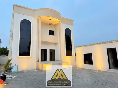 Brand new villa for annual rent in Al Muwaihat 3, Ajman | First occupant and a land area of ​​6400 sq ft A unique opportunity to rent a brand new, fir