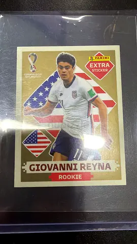 Panini FIFA World Cup Qatar 2022 Giovanni Reyna Gold Extra Sticker – Rookie