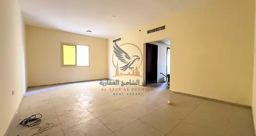 غرفتين وصالة للإيجار السنوي في الراشدية 2 – عجمان  بالقرب من حديقة السيدات ومطحنة هاشم