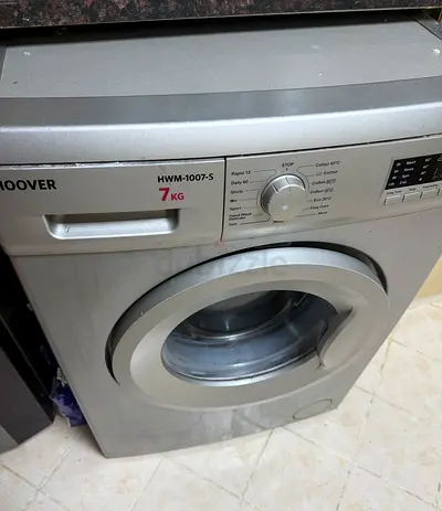 Hoover 7kg Front Load Washing Machine - Silver, Good Working Condition - no any problem