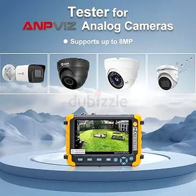 Anpviz 5 Inch 4 in 1 CCTV Monitor Tester, AHD/TVI/CVI/CVBS Coaxial Analog Video