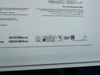 Apple 13-inch MacBook ) — 8GB / 256GB