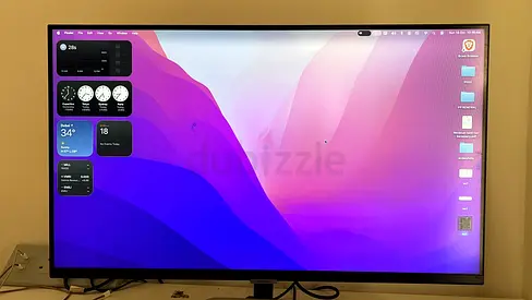 Mac Mini with 32” Samsung Smart Monitor and Wireless Keyboard and Mouse